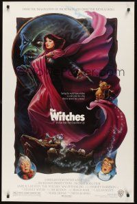 8k675 WITCHES  1sh '89 Nicolas Roeg, Jim Henson, Anjelica Huston, Winters fantasy art!