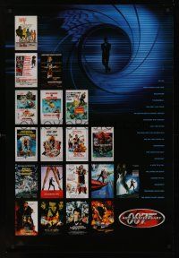 8m001 007 40TH ANNIVERSARY 1sh '02 cool images of all Bond one-sheets!