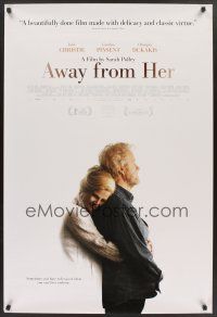 8m047 AWAY FROM HER DS arthouse 1sh '07 Julie Christie, Gordon Pinsent, Olympia Dukakis
