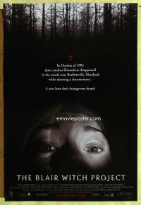 8m094 BLAIR WITCH PROJECT DS 1sh '99 Daniel Myrick & Eduardo Sanchez horror cult classic!