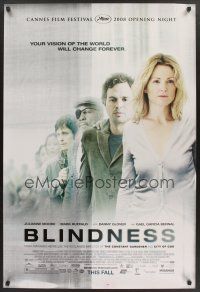 8m095 BLINDNESS advance DS 1sh '08 Julianne Moore, Mark Ruffalo & Danny Glover!