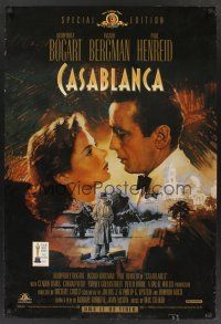8m125 CASABLANCA video 1sh R98 Dudash art, Humphrey Bogart & Ingrid Bergman, Michael Curtiz classic!