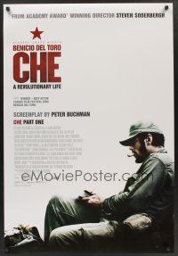 8m134 CHE arthouse DS part one 1sh '09 Steven Soderbergh, Benicio Del Toro as Che Guevara!