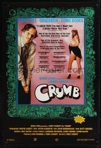 8m160 CRUMB 1sh '95 underground comic book artist and writer, Robert Crumb!