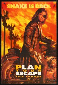 8m217 ESCAPE FROM L.A. teaser DS 1sh '96 John Carpenter, Kurt Russell returns as Snake Plissken!