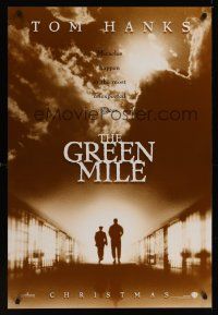 8m285 GREEN MILE teaser DS 1sh '99 Tom Hanks, Michael Clarke Duncan, Stephen King prison fantasy!