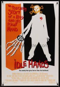8m321 IDLE HANDS int'l DS 1sh '99 a touching story of a boy and his right hand, cool artwork!