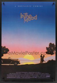 8m326 IN THE MOOD 1sh '87 young Patrick Dempsey, great artwork of couple at sunset!