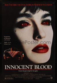 8m340 INNOCENT BLOOD DS 1sh '92 sexy vampire Anne Parillaud, directed by John Landis!