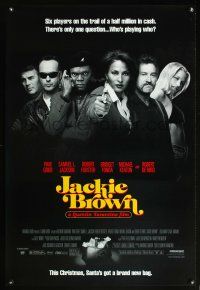 8m355 JACKIE BROWN advance 1sh '97 Quentin Tarantino, Pam Grier, Samuel L. Jackson, De Niro, Fonda