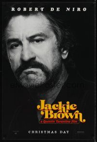 8m356 JACKIE BROWN teaser 1sh '97 Quentin Tarantino, cool image of Robert De Niro!