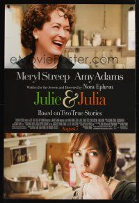 8m365 JULIE & JULIA advance DS 1sh '09 Meryl Streep as Julia Childs, Amy Adams!