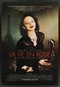 8m386 LA VIE EN ROSE advance DS 1sh '07 Marion Cotillard as Edith Piaf!