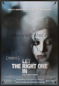 8m398 LET THE RIGHT ONE IN DS 1sh '08 Tomas Alfredson's Lat den ratte komma in, Kare Hedebrant!
