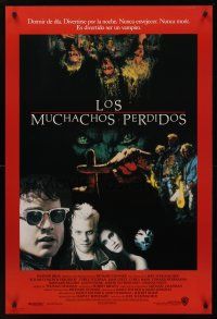 8m423 LOST BOYS Spanish/U.S. 1sh '87 teen vampire Kiefer Sutherland, directed by Joel Schumacher!