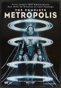 8m453 METROPOLIS 1sh R10 Fritz Lang classic, cool different image!