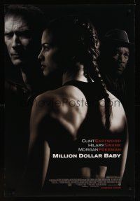 8m456 MILLION DOLLAR BABY advance DS 1sh '04 Clint Eastwood, boxer Hilary Swank, Morgan Freeman!