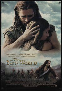 8m486 NEW WORLD int'l DS 1sh '05 Collin Farrell, Christian Bale!