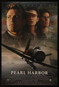 8m515 PEARL HARBOR advance DS 1sh '01 Ben Affleck, Kate Beckinsale + World War II fighter plane!