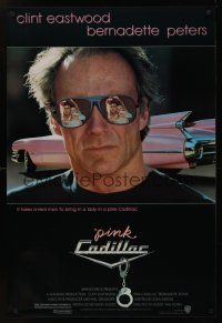 8m522 PINK CADILLAC 1sh '89 Clint Eastwood is a real man wearing really cool shades!