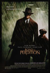 8m552 ROAD TO PERDITION DS 1sh '02 Sam Mendes directed, Tom Hanks, Paul Newman, Jude Law