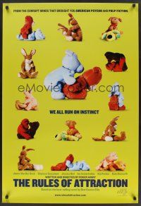 8m563 RULES OF ATTRACTION int'l DS 1sh '02 images of stuffed animals in compromising positions!