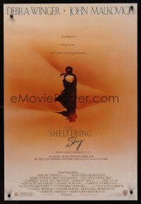 8m588 SHELTERING SKY 1sh '90 Bernardo Bertolucci, a woman's dangerous erotic journey!