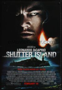 8m592 SHUTTER ISLAND advance DS 1sh '10 Scorsese, Leonardo DiCaprio, some places never let you go!