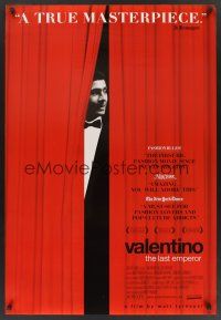 8m729 VALENTINO: THE LAST EMPEROR DS arthouse 1sh '08 documentary about famous fashion designer!