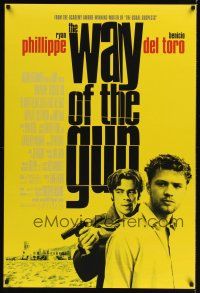 8m744 WAY OF THE GUN DS 1sh '00 Ryan Phillippe and Benicio Del Toro!