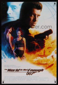 8m772 WORLD IS NOT ENOUGH int'l 1sh '99 Pierce Brosnan as James Bond, Denise Richards, Marceau!