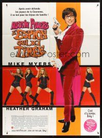 8p280 AUSTIN POWERS: THE SPY WHO SHAGGED ME French 1p '99 Mike Myers, Heather Graham!