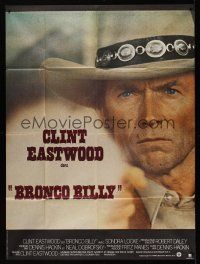 8p293 BRONCO BILLY French 1p '80 Clint Eastwood directs & stars, cool different close-up!