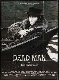 8p313 DEAD MAN French 1p '95 great different image of Johnny Depp, Jim Jarmusch weird western!