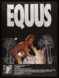 8p320 EQUUS French 1p '78 Richard Burton, Peter Firth, artwork by Bourduge!