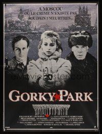 8p330 GORKY PARK French 1p '83 William Hurt, Lee Marvin, Joanna Pacula!
