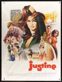 8p346 JUSTINE French 1p '69 Grinsson art of super sexy Anouk Aimee!