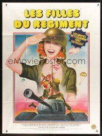 8p363 LES FILLES DU REGIMENT French 1p '78 Claude Bernard-Aubert, great Landi art of sexy soldiers
