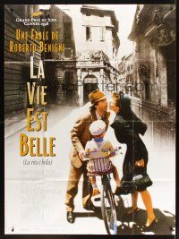 8p369 LIFE IS BEAUTIFUL French 1p '97 Roberto Benigni's La Vita e bella, Nicoletta Braschi!