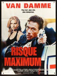 8p388 MAXIMUM RISK French 1p '96 Jean-Claude Van Damme, Natasha Henstridge!
