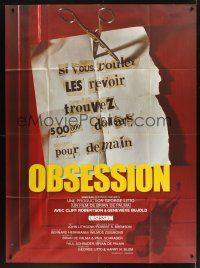 8p403 OBSESSION French 1p '76 Brian De Palma, Paul Schrader, Genevieve Bujold!