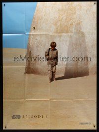8p410 PHANTOM MENACE teaser French 1p '99 George Lucas, Star Wars Episode I, art by Drew Struzan!