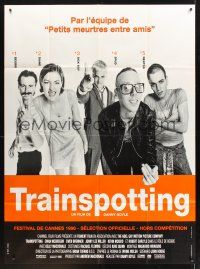 8p459 TRAINSPOTTING French 1p '96 heroin drug addict Ewan McGregor, directed by Danny Boyle!