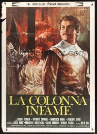 8p081 LA COLONNA INFAME Italian 1p '73 wild Averardo Ciriello art of guy being tortured!