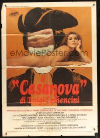 8p025 CASANOVA Italian 1p R77 Leonard Whiting as the great lover, sexy naked Maria Grazia Buccella