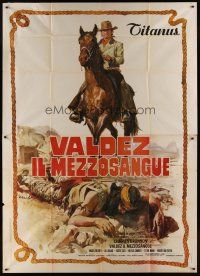 8p197 CHINO Italian 2p '73 different art of Charles Bronson on horse by Averardo Ciriello!
