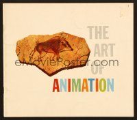 8r025 ART OF ANIMATION book '60s great images of Walt Disney, cartoons behind the scenes!