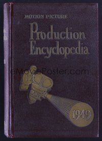 8r031 MOTION PICTURE PRODUCTION ENCYCLOPEDIA reference book '49 much fascinating information!