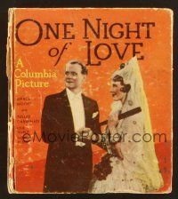 8r032 ONE NIGHT OF LOVE Big Little Book '34 Grace Moore, Carminati, complete story w/pictures!