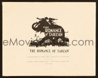 8r060 ROMANCE OF TARZAN 10 reproduction LCs '86 Elmo Lincoln as Tarzan!